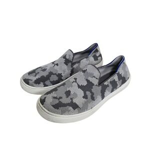 Rothy's‎ Kids Camo Knit Slip On Sneakers Size 4 Youth